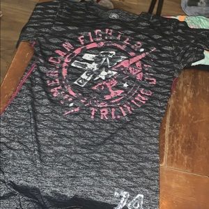 American fighter short sleeve